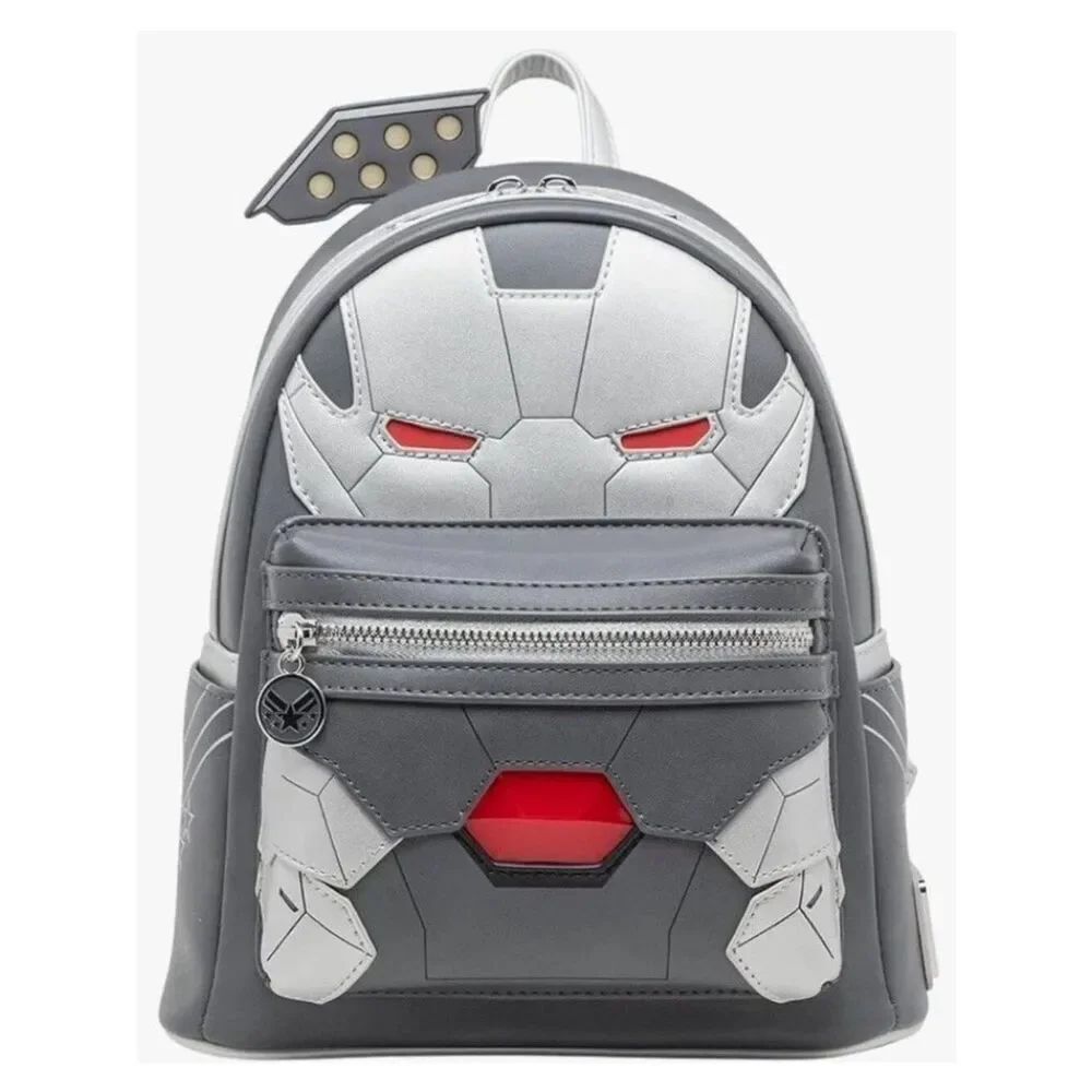 Loungefly Marvel LightโUp War Machine Cosplay Mini Backpack James Rhodes Suit